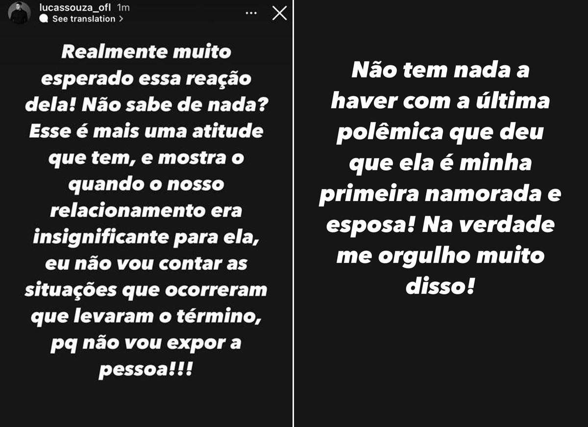 Image: https://mulherinteressante.com/wp-content/uploads/2022/10/postiimg-6342d27dca2e13872.png Lucas Souza fala sobre fim de casamento Foto Reproduo Instagram