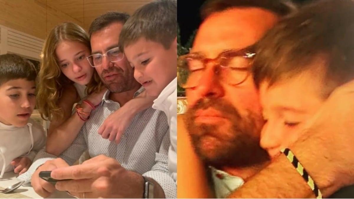 Rodrigo Bocardi com seus lindos filhos