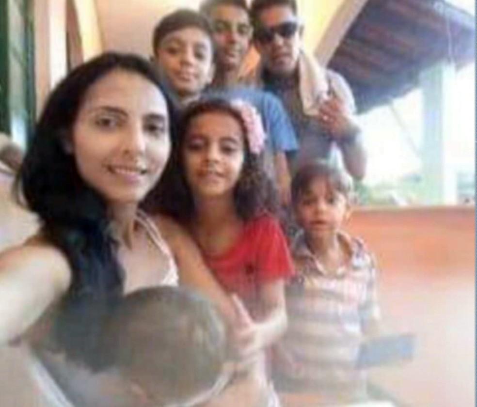 Famlia vtima de acidente em Mag Foto ReproduoTV Globo