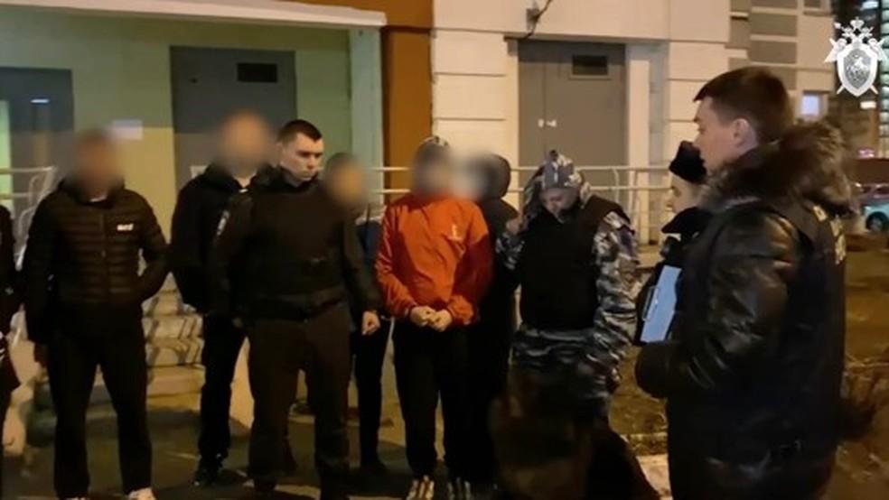 Acusados da morte de Anastasia Milosskaya so apreendidos pela polcia russa Foto Reproduo