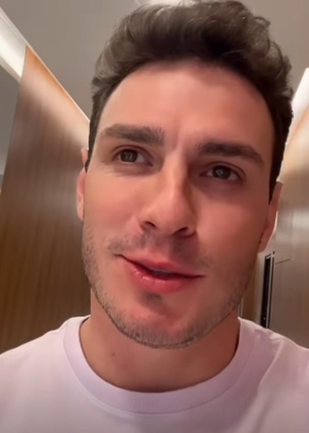 Gustavo do BBB 23 est em So Paulo Foto Reproduo