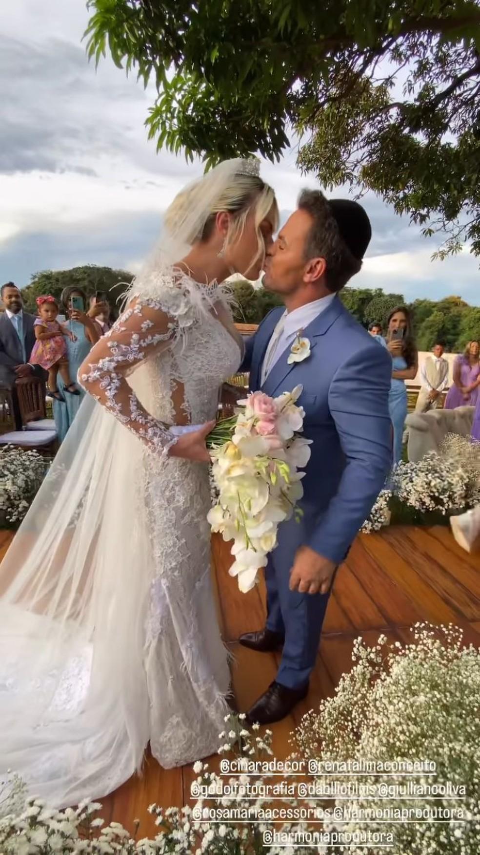 Eduardo Costa e Mariana Polastreli se casam Foto reproduo instagram