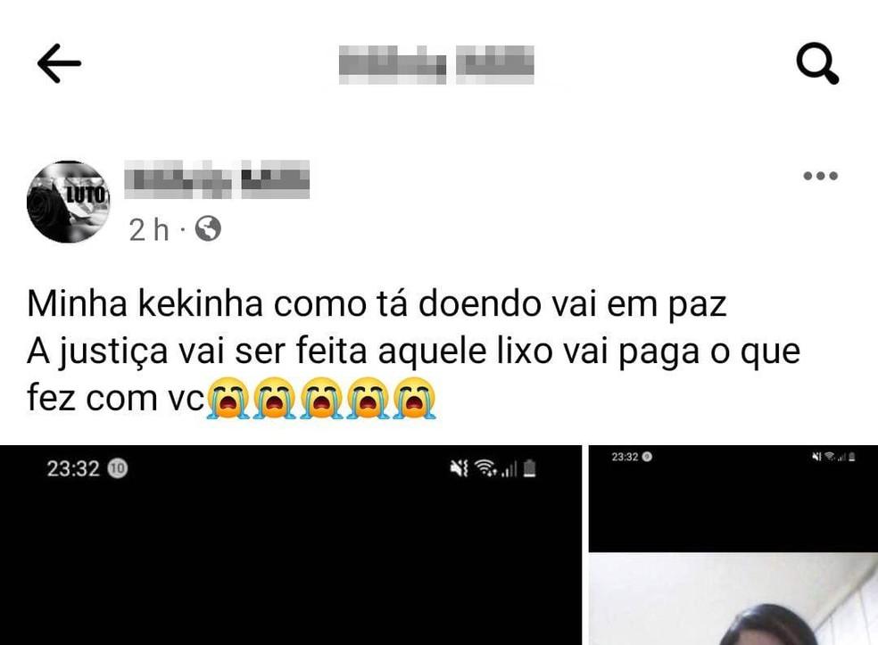 Amiga pede justia pelo assassinato de Khety Souza Foto Reproduo