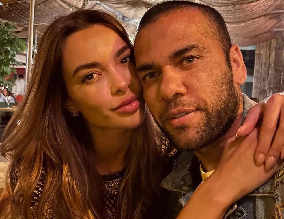 Joana Sanz e Daniel Alves Foto ReproduoInstagram