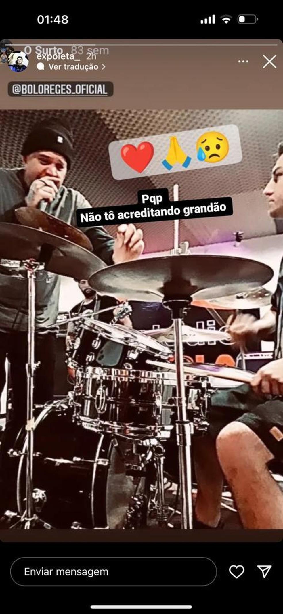 Expoleta Gerhardt lamenta morte de Reges Bolo Foto Reproduo Instagram