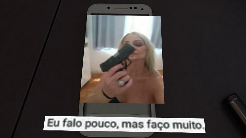 Print de conversa de Susane para Lindaci Foto ReproduoTV Globo