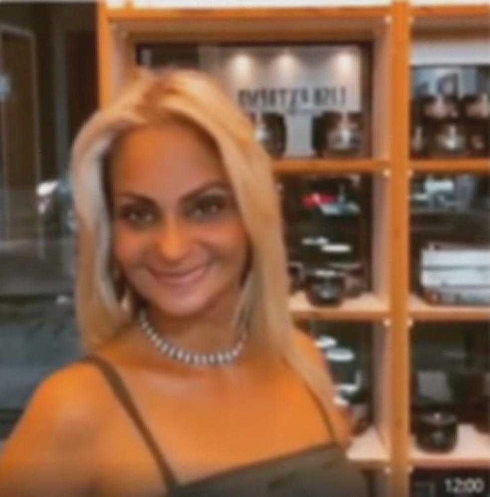 A polcia prendeu Susane Martins da Silva suspeita de mandar os bombons envenenados para Lindaci Viegas Batista de Carvalho de 54 anos Foto Reproduo TV Globo