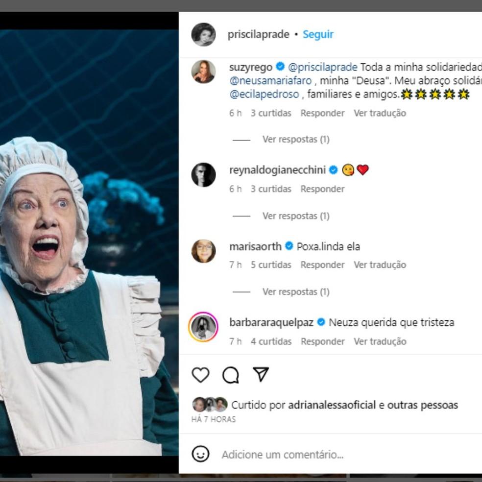 Image: https://mulherinteressante.com/wp-content/uploads/2023/07/postiimg-64a95d92f08065128.jpg Famosos lamentam a morte de Neusa Maria Faro Foto ReproduoInstagram