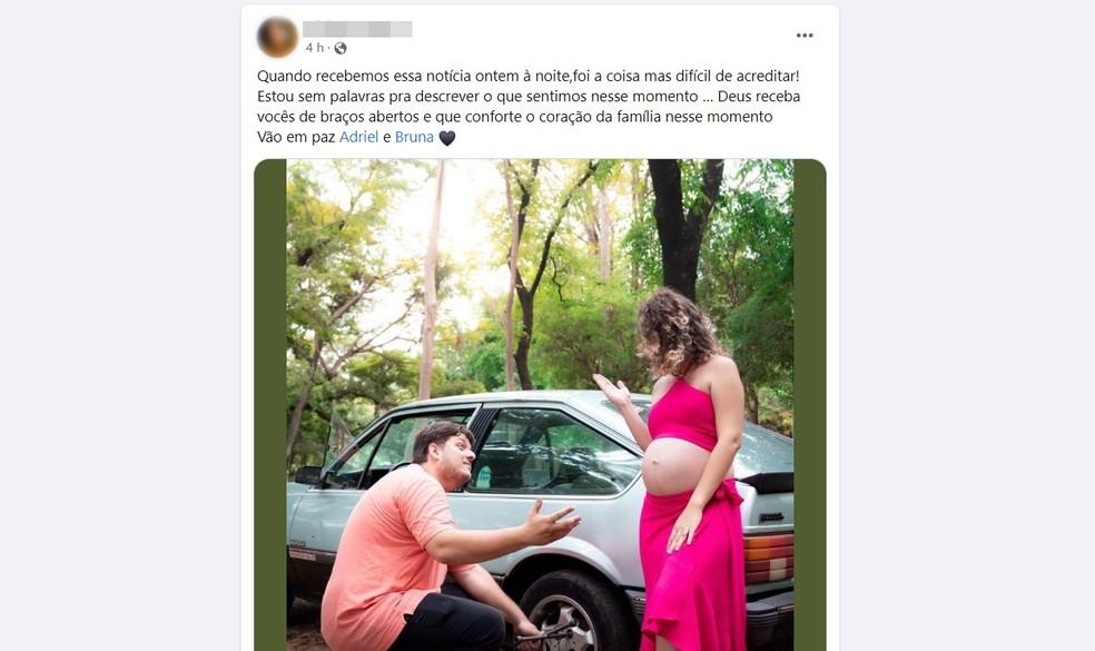 Amigos fazem homenagens a casal morto em acidente em Piracicaba Foto ReproduoRedes sociais