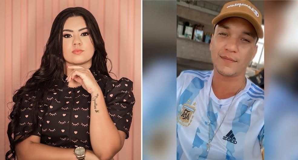 Jssica e Wylklas morreram em acidente de trnsito Foto ReproduoRedes Sociais