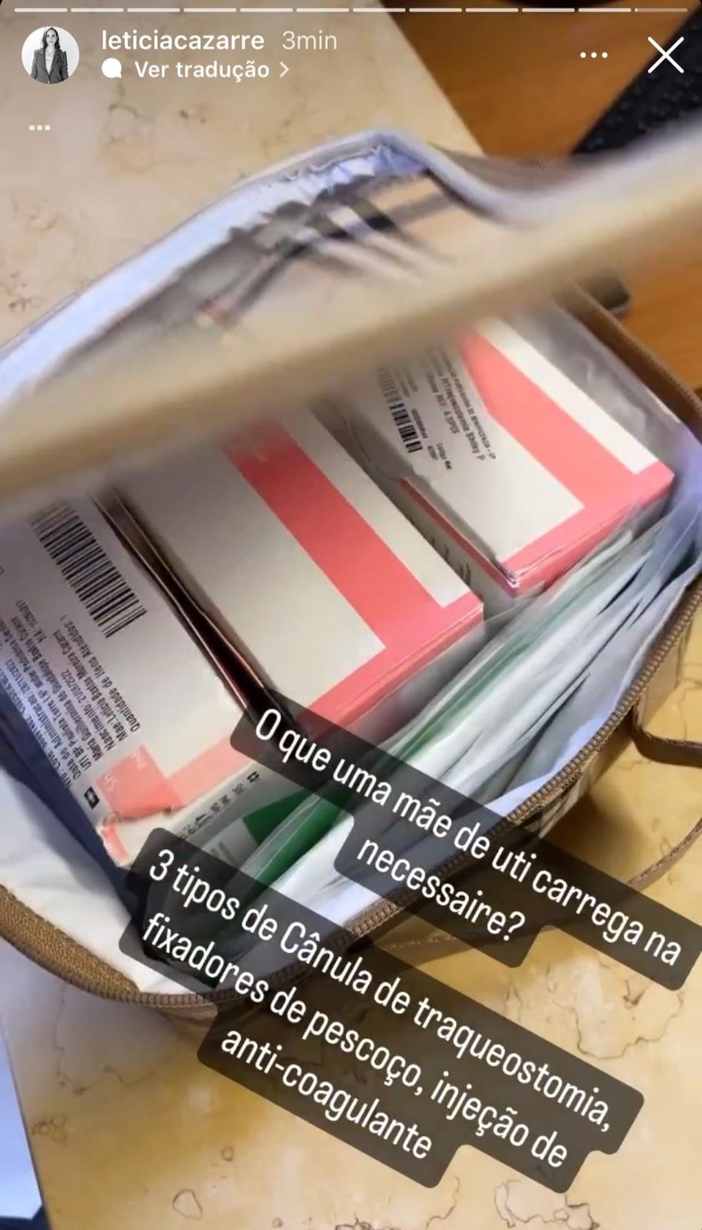 Bolsa de Letcia Cazarr Foto Reproduo Instagram