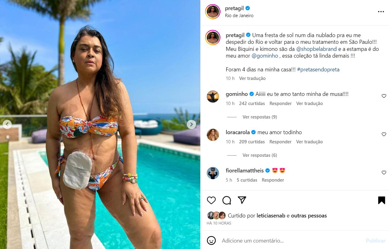 Post de Preta Gil