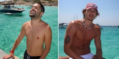 Pedro Sampaio e namorado curtem viagem a Fernando de Noronha Famosos extra