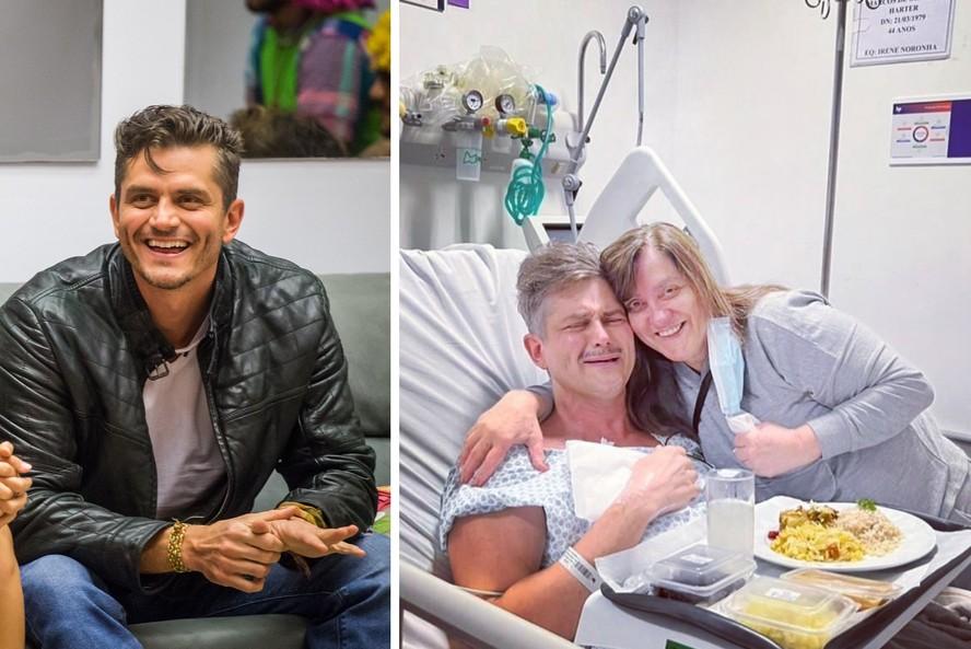 Ex-BBB Marcos Harter se emociona ao receber transplante de rim