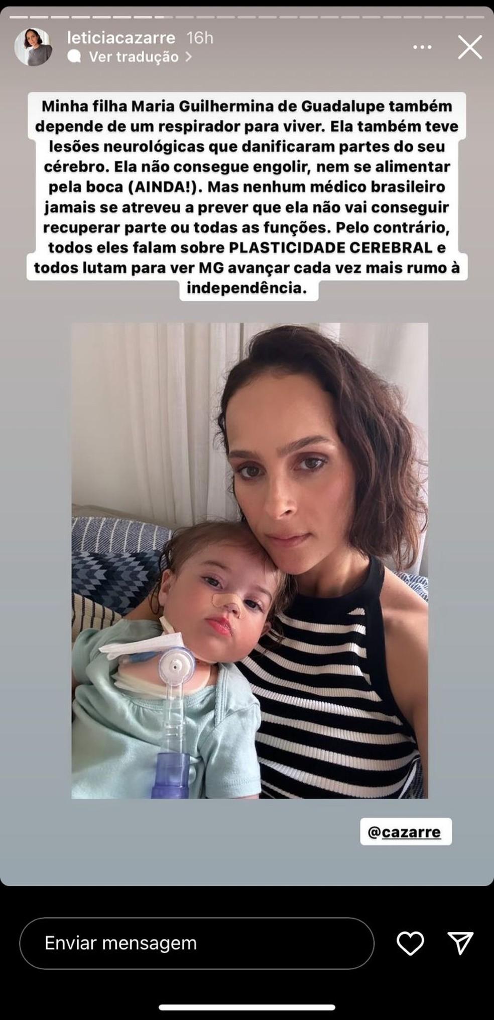Post de Letcia Cazarr Foto ReproduoInstagram