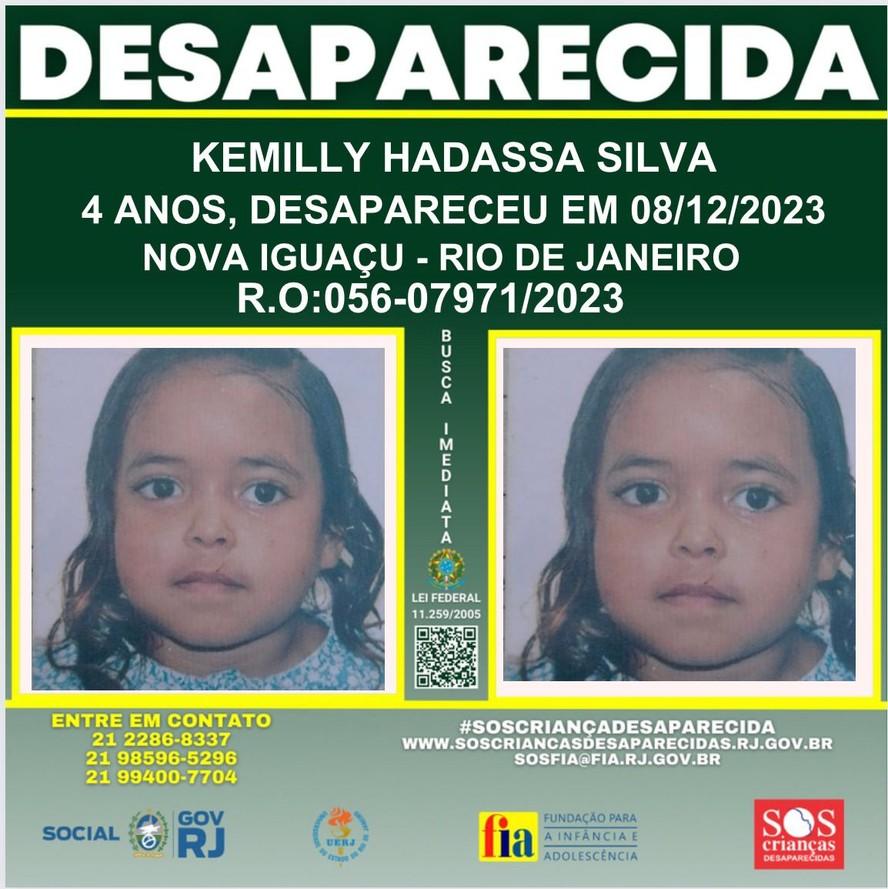 Familiares esto em busca do paradeiro da menina que sumiu em Nova Iguau