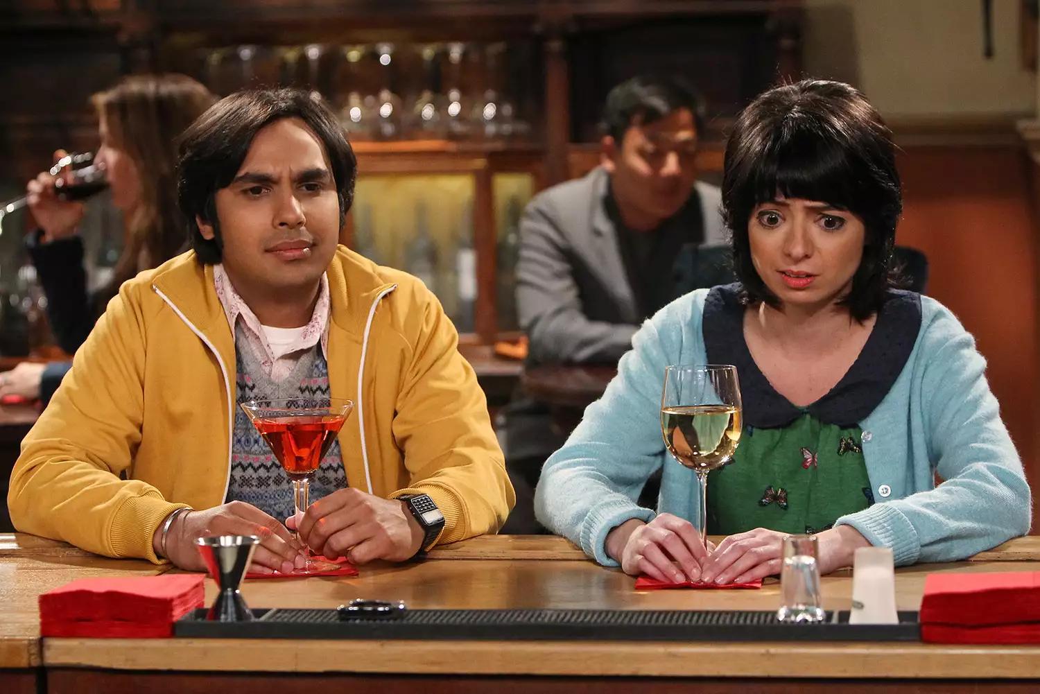 Koothrappali Kunal Nayyar and Lucy Kate Micucci go on a very awkward date on THE BIG BANG THEORY