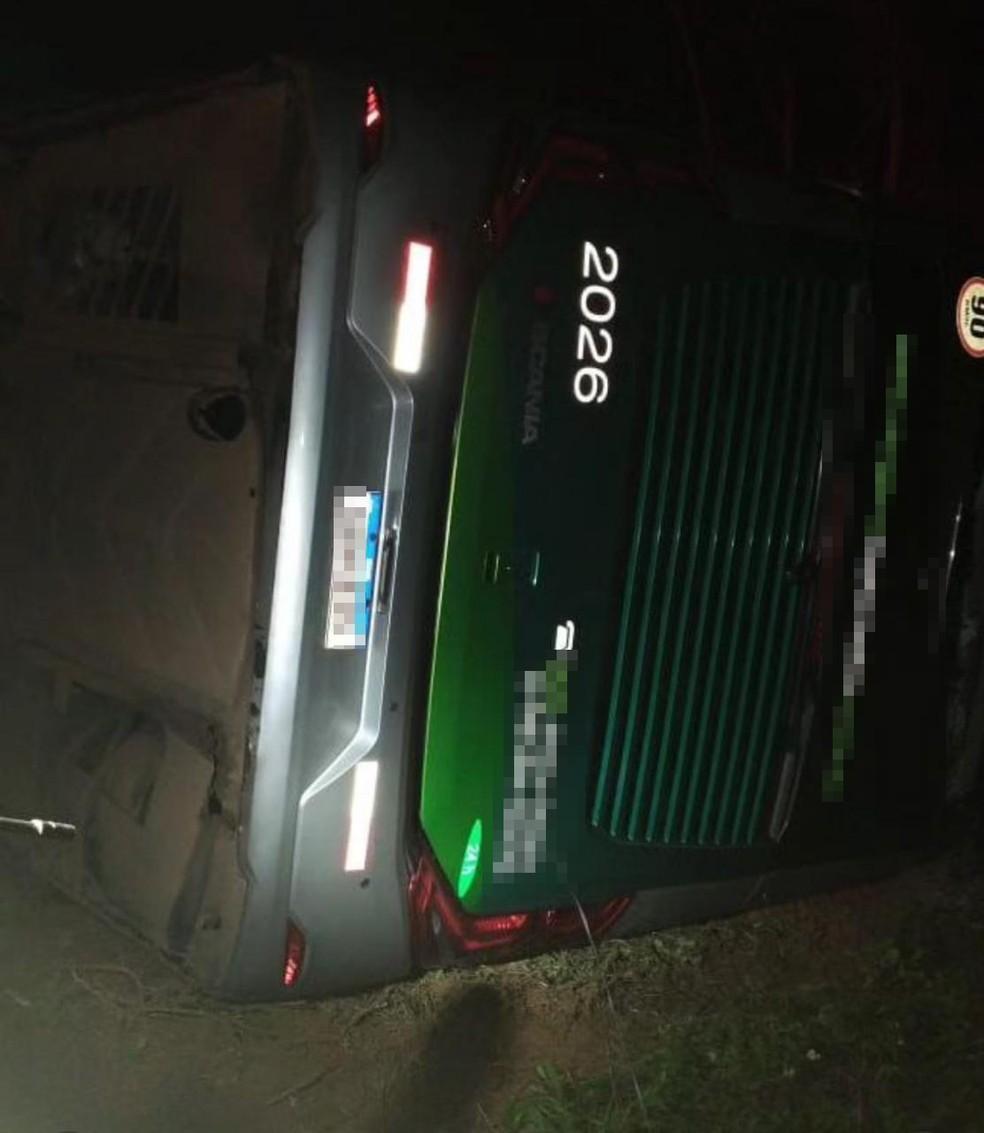Cinco passageiros tiveram ferimentos graves Foto ReproduoRedes Sociais