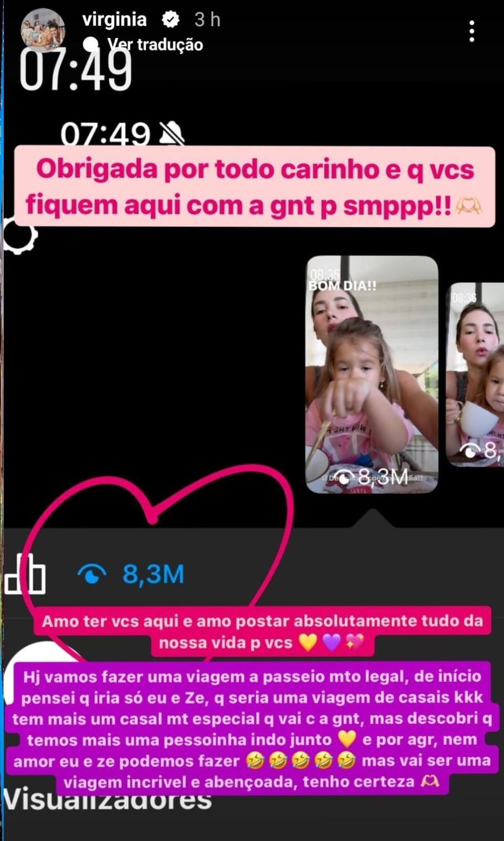 Virginia Fonseca fala sobre mudana de planos em viagem Foto ReproduoInstagram