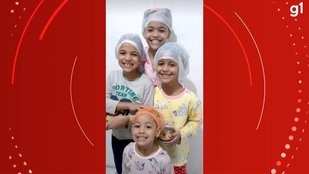 Os irmos mortos em Alvorada Yasmin Antunes Lemos de 11 anos Donavan Antunes Lemos de 8 anos Giovanna Antunes Lemos de 6 anos e Kimberlly Antunes Lemos de 3 anos Foto Arquivo pessoal