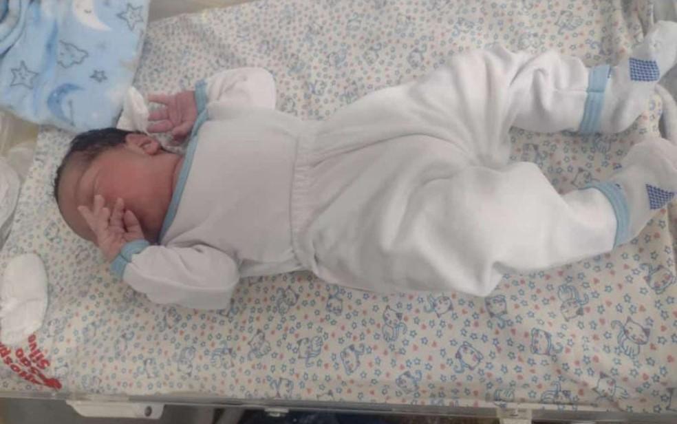Enzo Bastos Putencio de 1 ms morreu em uma UPA de Aparecida de Goinia Foto Arquivo pessoalRaquel Bastos