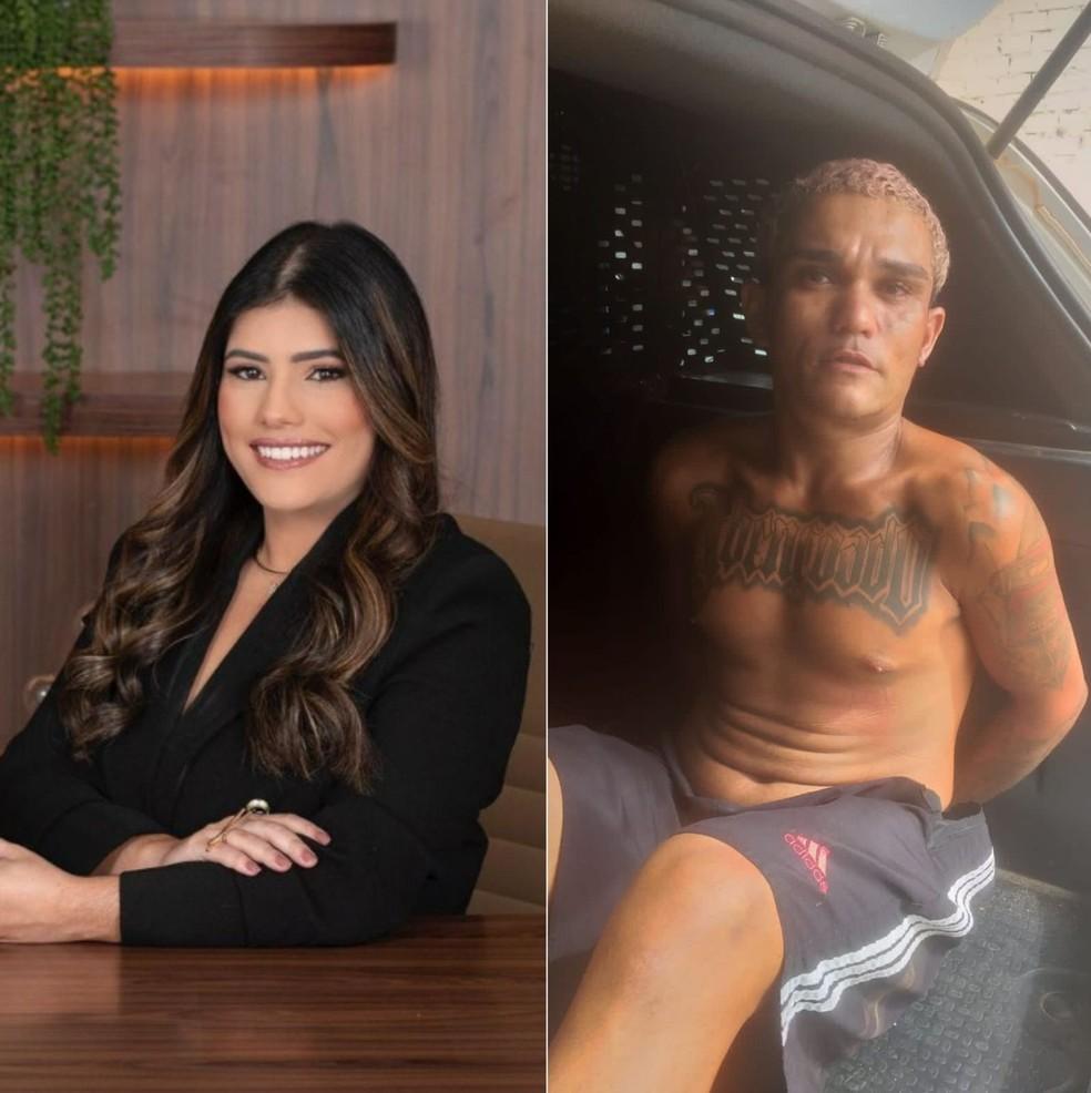 Advogada Brenda e cliente dela Gordinho da Batata suspeito de matar vaqueiro foram mortos a tiros Foto Divulgao