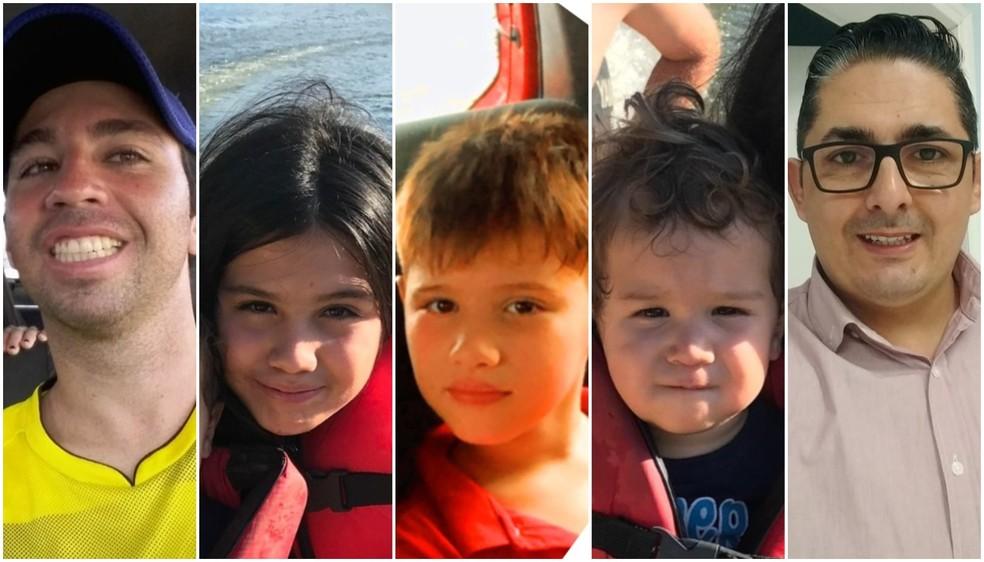 Pai esquerda trs filhos e o amigo da famlia morreram aps carro em que estavam ser atingido por caminho em rodovia de Votorantim SP Foto ReproduoRedes Sociais