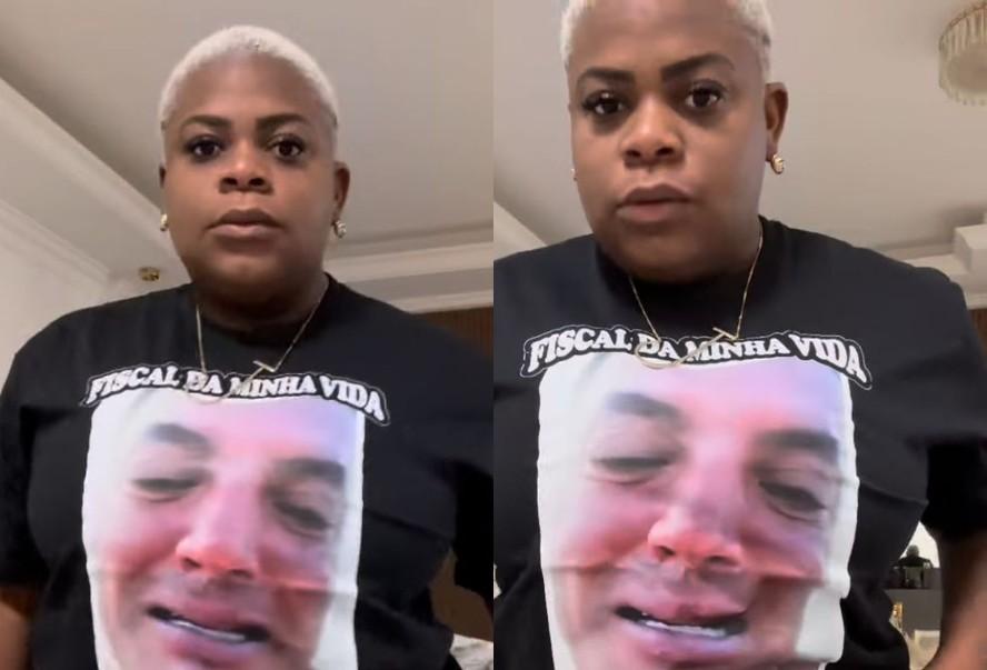 Jojo Todynho usa camiseta com foto de Leo Dias