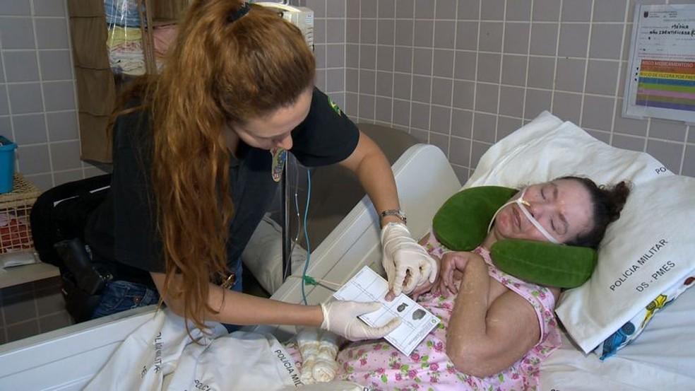 Clarinha ficou internada em coma por 24 anos em hospital de Vitra Foto Reproduo TV Gazeta