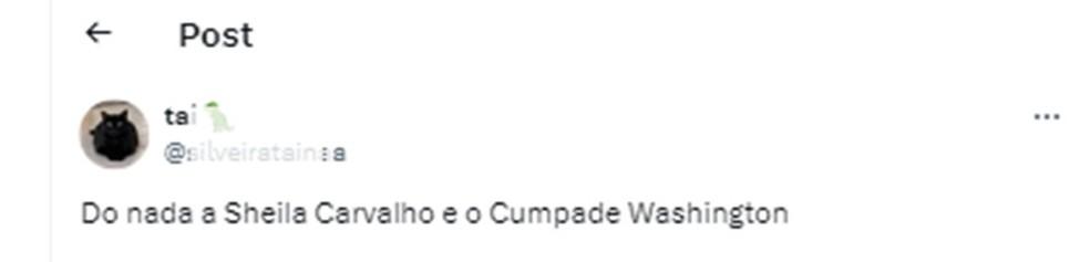 Scheila Carvalho e Compadre Washington foram namorados por quatro anos Foto ReproduoX