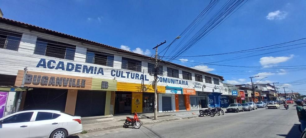 O show de pagode acontecia na Academia Cultural Comunitria em Ibirit na Grande BH Foto Lucas FrancoTV Globo