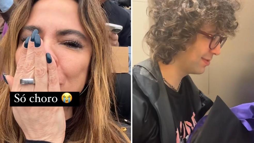 Luciana Gimenez chora e mostra bastidores da formatura de seu filho com Mick Jagger Foto ReproduoInstagram