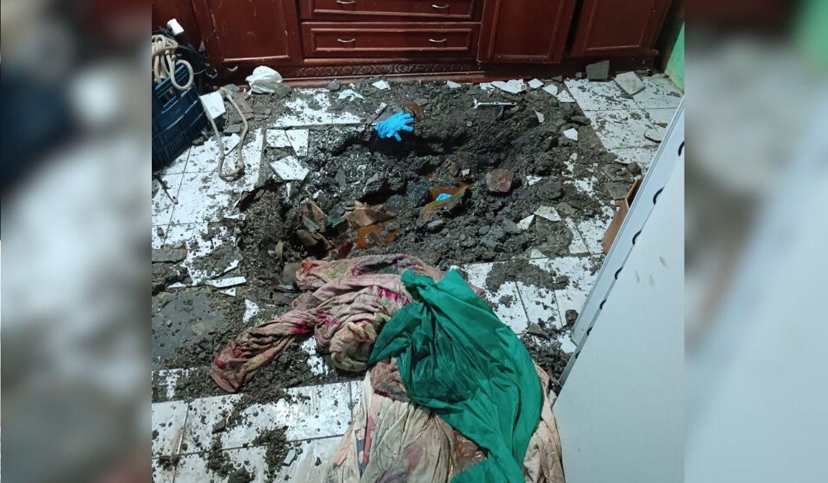 Michelle foi morta e enterrada embaixo do piso de uma cozinha da casa - ReproduoND