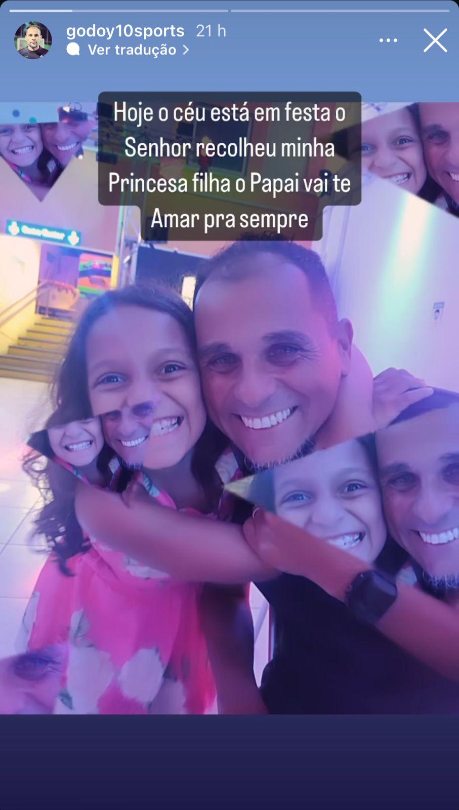 Cunhado de Denilson fala sobre morte trgica da filha Lorena - ReproduoInstagram