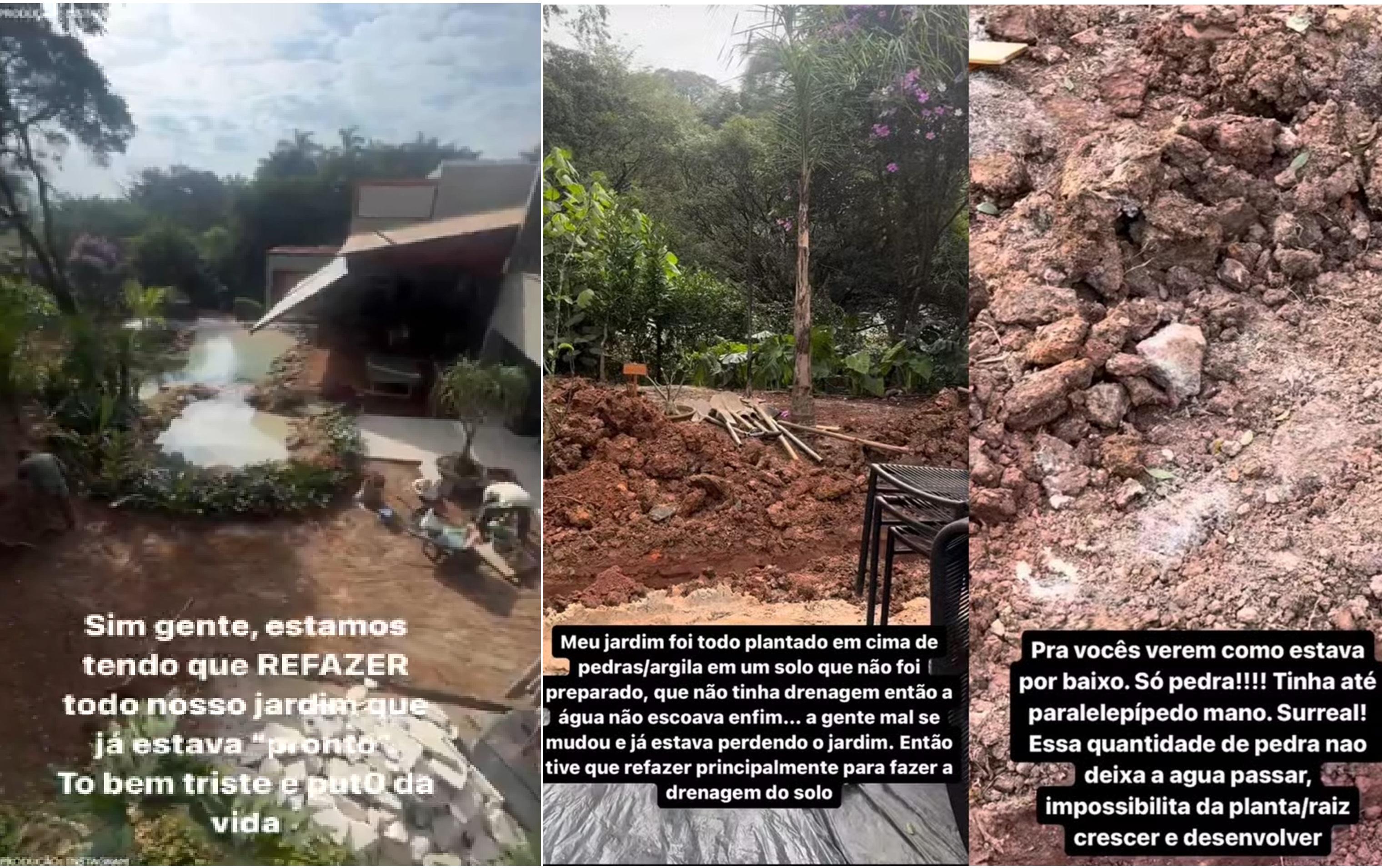 Eliezer diz que precisou refazer jardim ReproduoInstagram