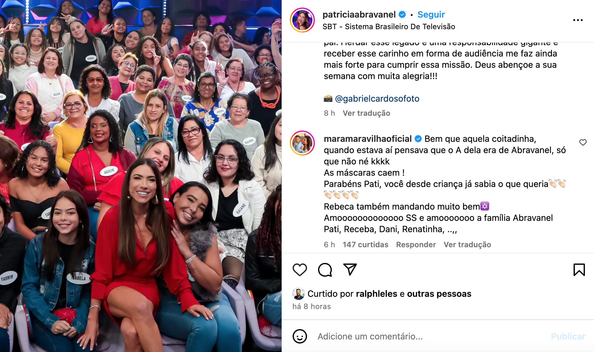 Mara Maravilha comenta sobre polmica com Lvia Andrade