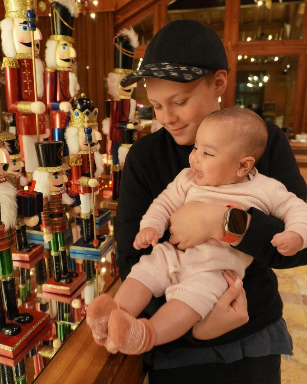 Image: https://mulherinteressante.com/wp-content/uploads/2024/07/postiimg-668c3c9434c8e4113.jpg David Lucca filho mais velho de Neymar e Mavie filha com Bruna Biancardi Foto ReproduoRedes sociais