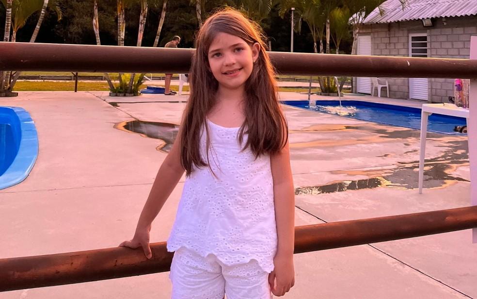 Rebeca Nunes de 7 anos morreu em Anpolis Foto Arquivo pessoalRicardo Costa