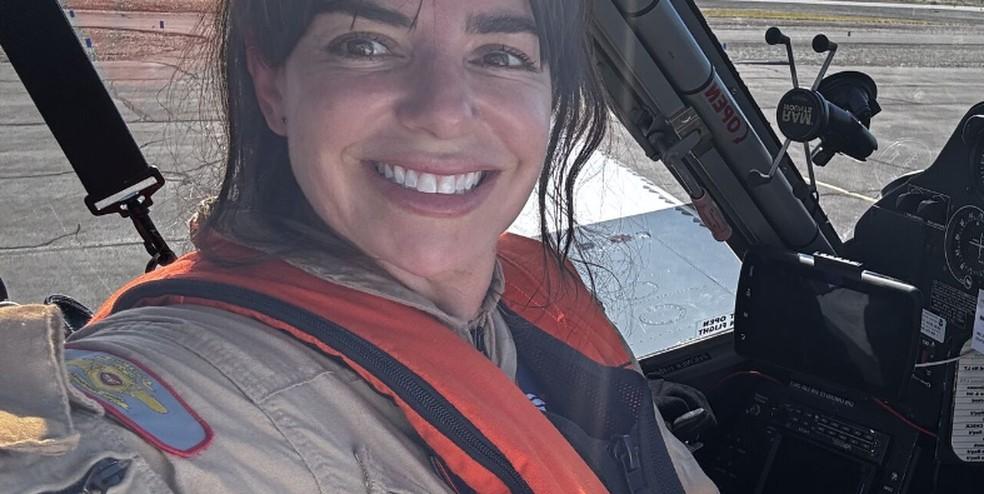 Piloto mineira Juliana Turchetti atuava nos Estados Unidos contra incndios florestais Foto ReproduoSindag
