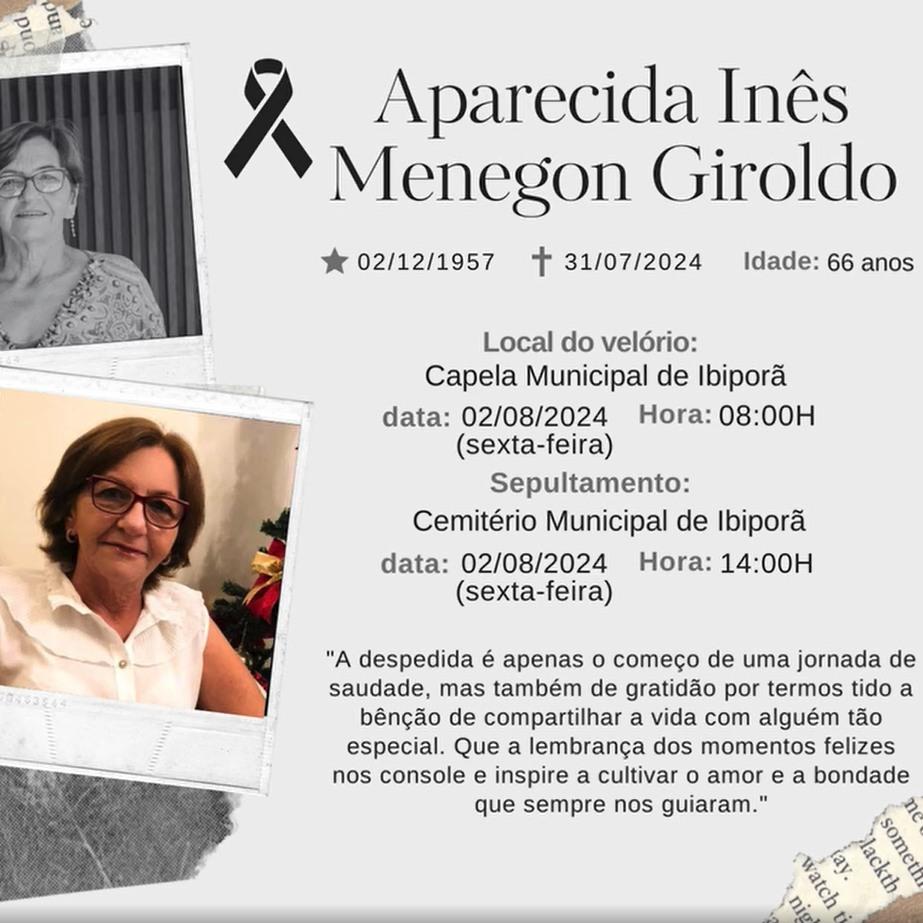 Homenagem para a av morta pelo neto 