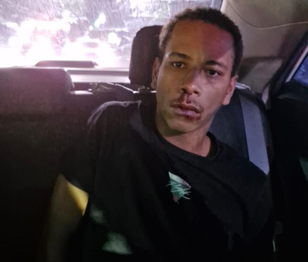 Deivid Nascimento Santana foi preso suspeito de envenenar a ex-namora suspeito teria indicado a vtima para uma faxina e pedido para o contratante entregar o doce para ela como uma surpresa Foto Reproduo