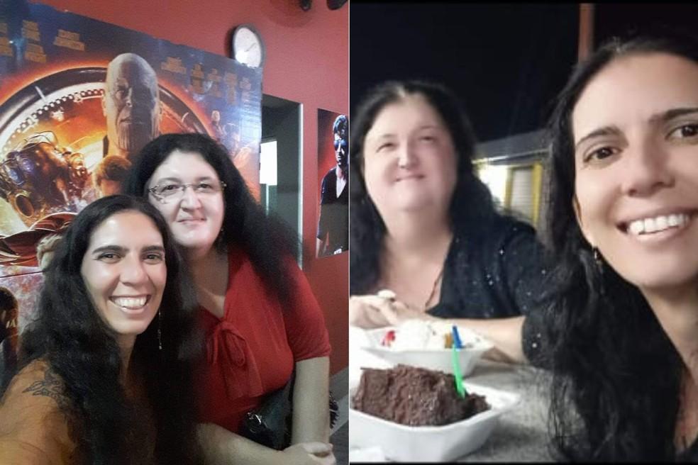 Caroline tinha Luciana como me de corao Foto Arquivo Pessoal