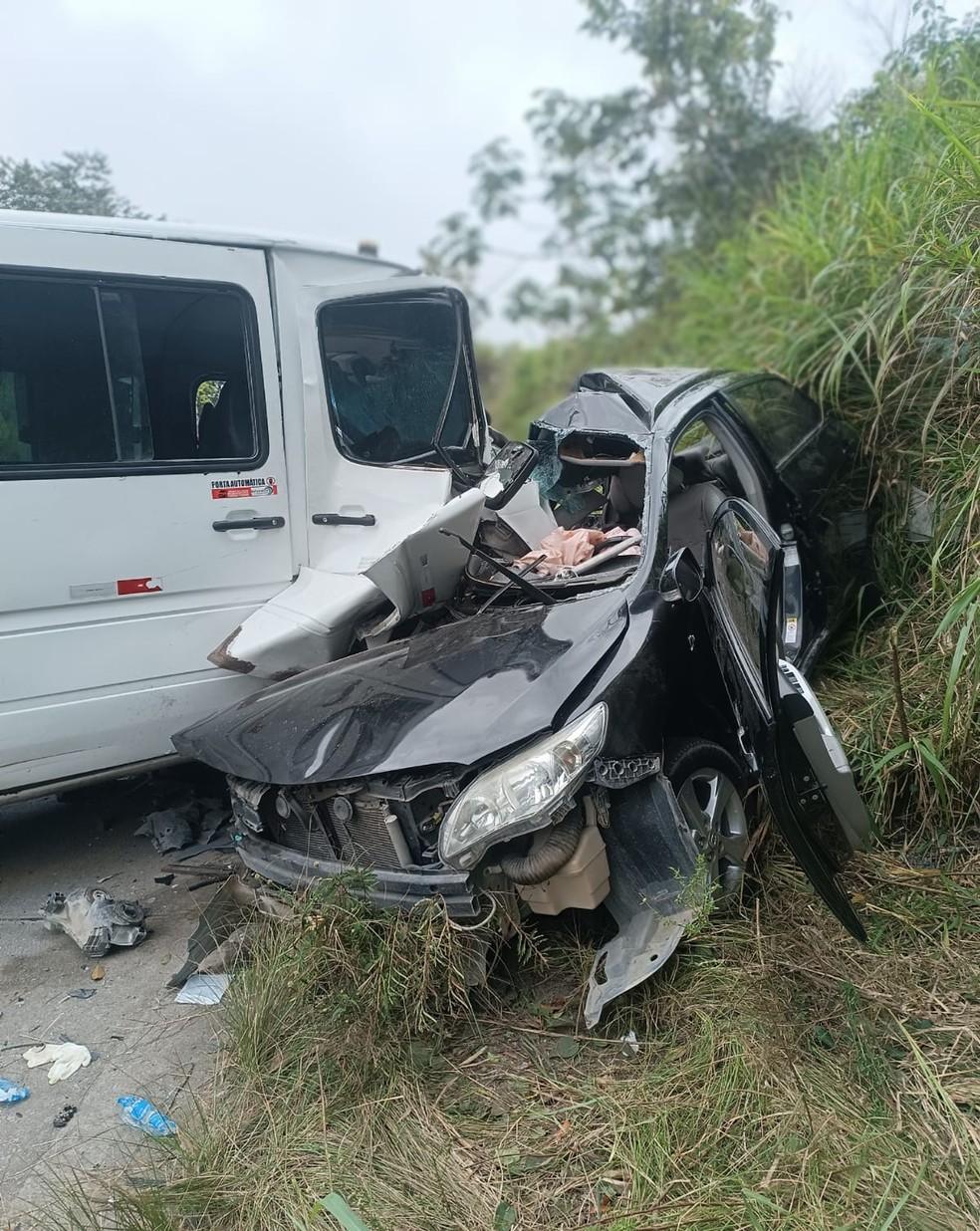 Acidente deixa trs mortos na Mata Sul de Pernambuco Foto WhatsApp