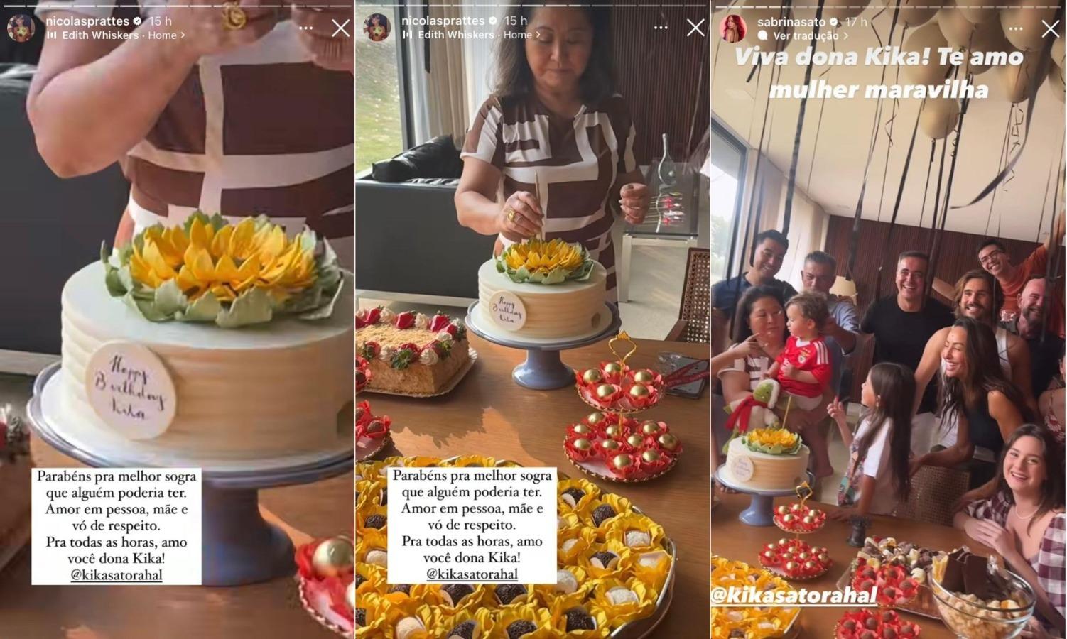 Me de Sabrina Sato ganha festa de aniversrio - Reproduo Instagram