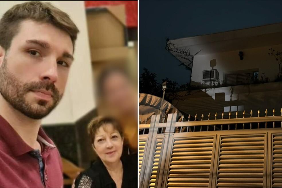 Felipe Avanci matou a me Sueli Avanci depois que a famlia descobriu que ele estuprava o sobrinho autista em Guaruj SP Foto Arquivo pessoal e Matheus CroceTV Tribuna