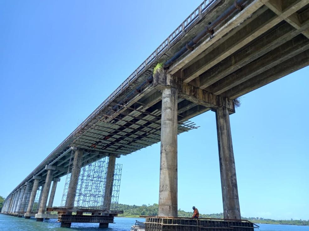Suspeito jogou corpo da vtima da Ponte do Funil Foto DivulgaoSeinfra