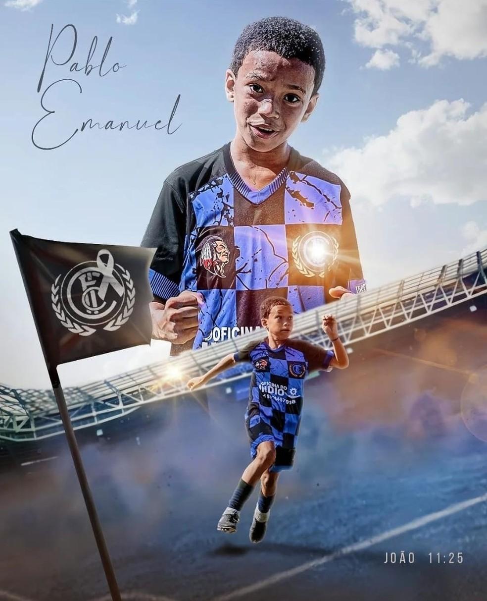 Menino de 11 anos assassinado a tiros sonhava em ser jogador de futebol Foto ReproduoRedes sociais