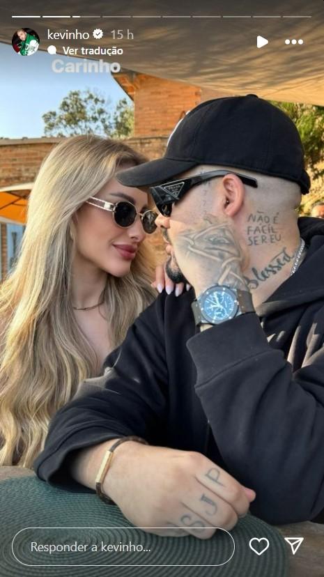Kevinho assume namoro com Thas Pinheiro - Reproduo Instagram