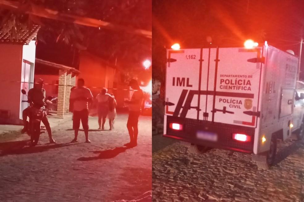 Homem morto a tiros ao lado de companheira mulher baleada morre no hospital Foto DivulgaoPMPI