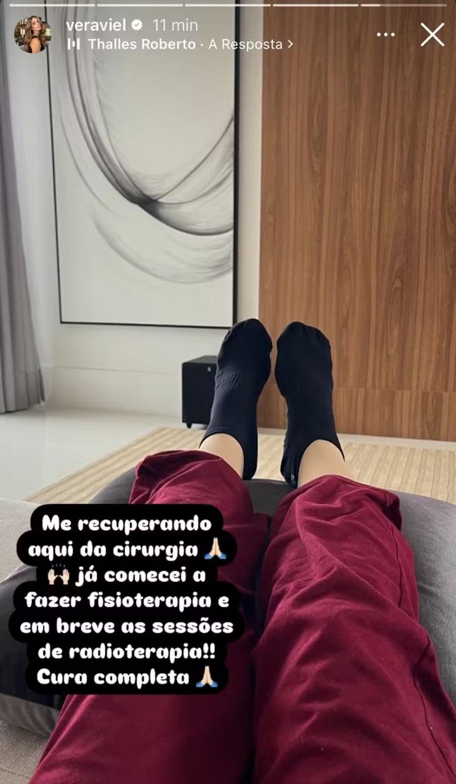 Vera Viel se prepara para enfrentar novo tratamento contra o cncer